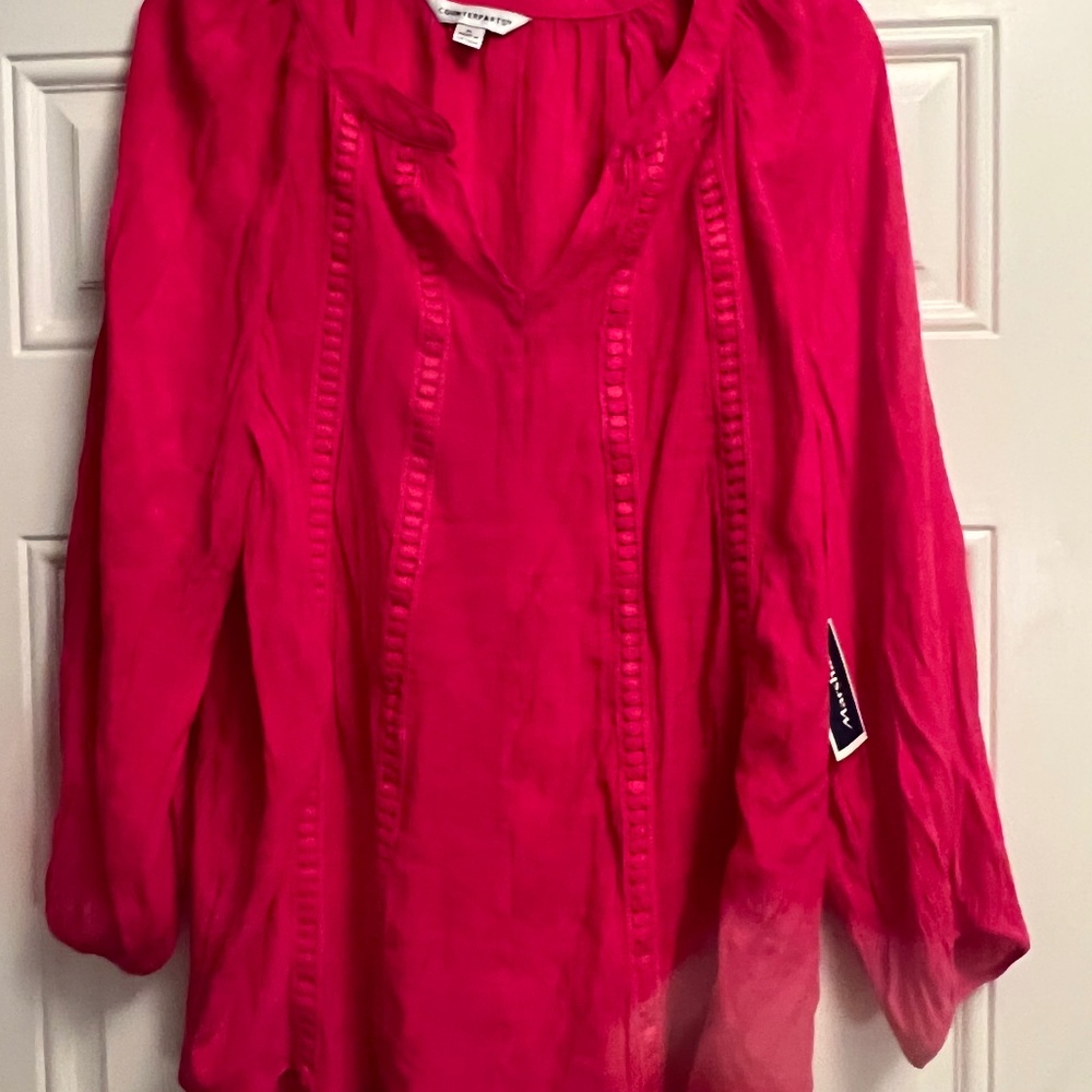NWT Counterparts Hot Pink Top